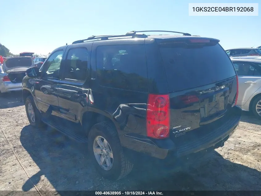 1GKS2CE04BR192068 2011 GMC Yukon Slt