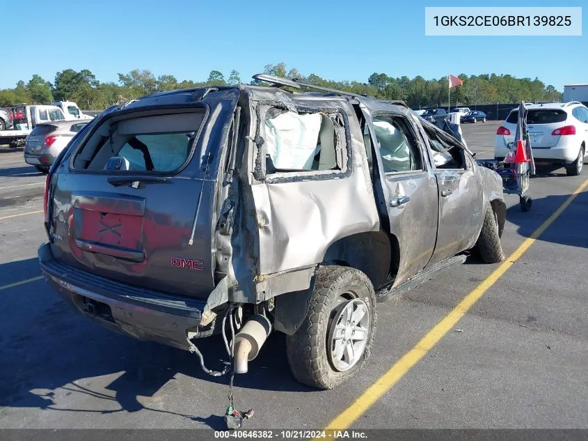 2011 GMC Yukon Slt VIN: 1GKS2CE06BR139825 Lot: 40646382