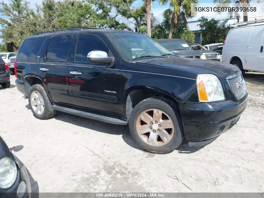 2011 GMC Yukon Slt VIN: 1GKS1CE07BR393658 Lot: 40658239