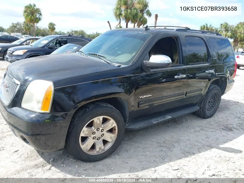 2011 GMC Yukon Slt VIN: 1GKS1CE07BR393658 Lot: 40658239