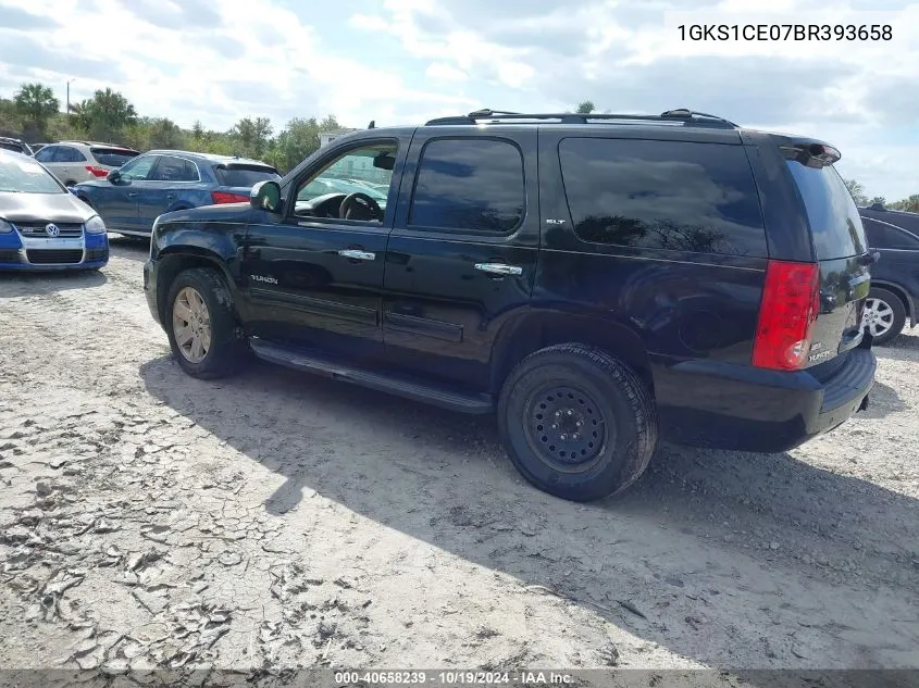 2011 GMC Yukon Slt VIN: 1GKS1CE07BR393658 Lot: 40658239