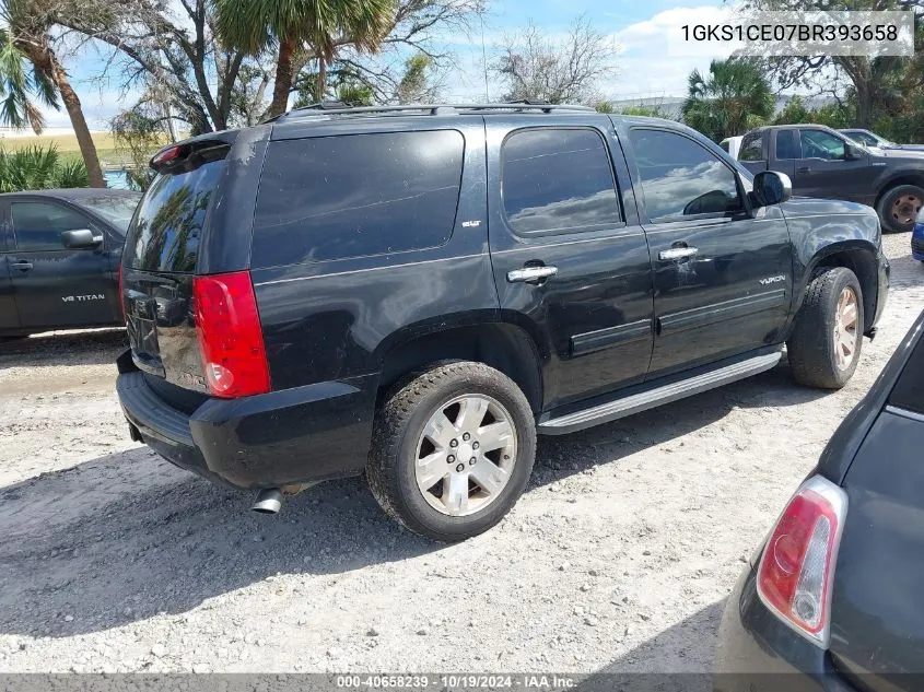 2011 GMC Yukon Slt VIN: 1GKS1CE07BR393658 Lot: 40658239