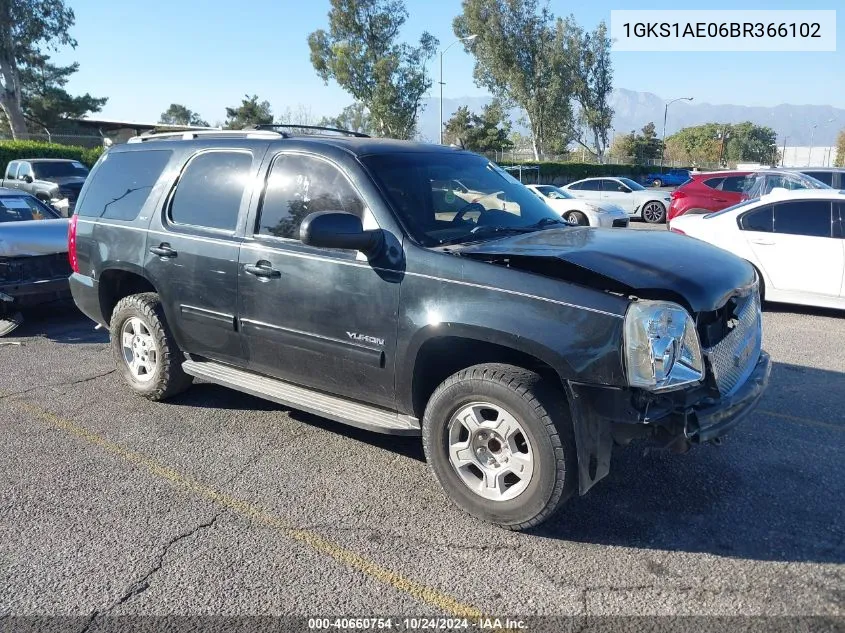 2011 GMC Yukon Sle VIN: 1GKS1AE06BR366102 Lot: 40660754