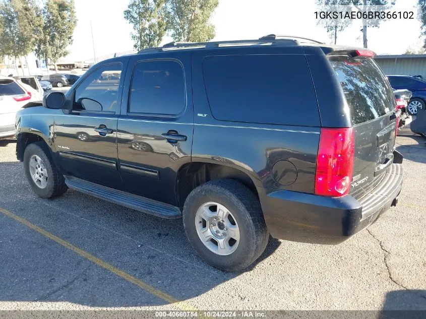 2011 GMC Yukon Sle VIN: 1GKS1AE06BR366102 Lot: 40660754