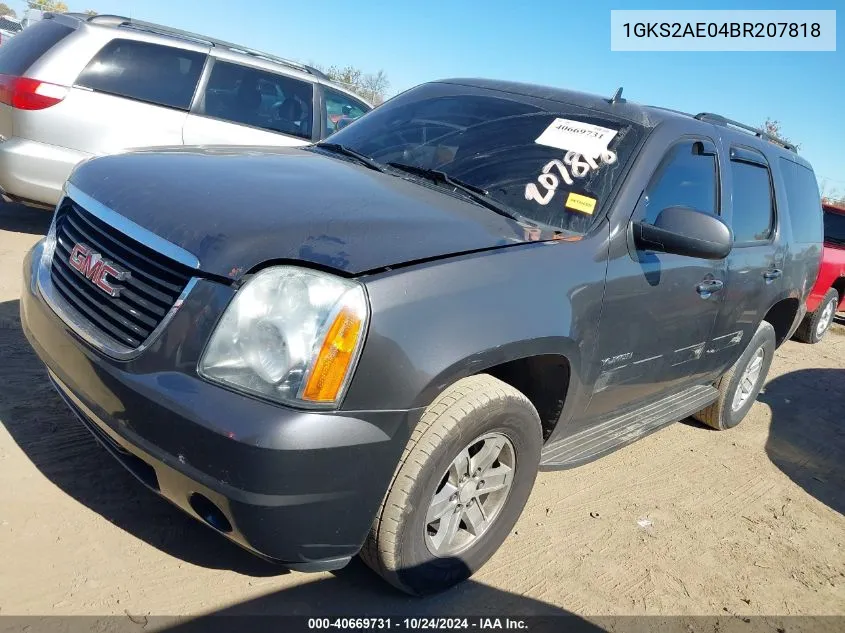 2011 GMC Yukon Sle VIN: 1GKS2AE04BR207818 Lot: 40669731