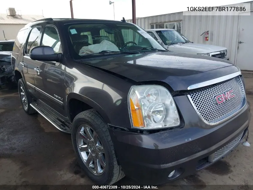 2011 GMC Yukon Denali VIN: 1GKS2EEF7BR177886 Lot: 40672309