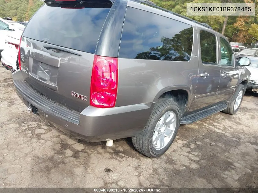 2011 GMC Yukon Xl 1500 Slt VIN: 1GKS1KE01BR378485 Lot: 40700213