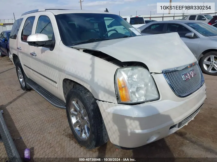 2011 GMC Yukon Denali VIN: 1GKS1EEF9BR330254 Lot: 40735846