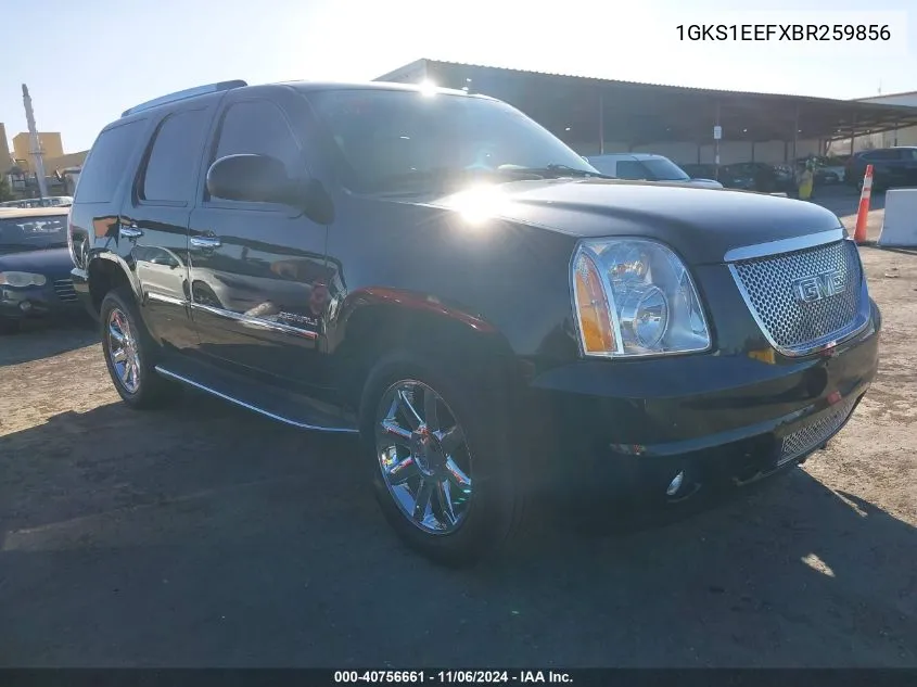 2011 GMC Yukon Denali VIN: 1GKS1EEFXBR259856 Lot: 40756661