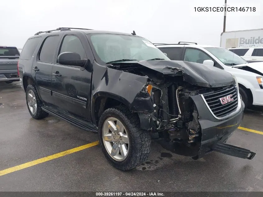 2012 GMC Yukon Slt VIN: 1GKS1CE01CR146718 Lot: 39261197