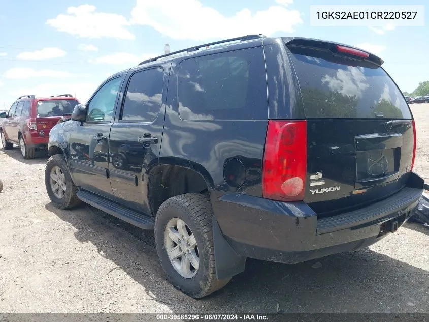 1GKS2AE01CR220527 2012 GMC Yukon Sle