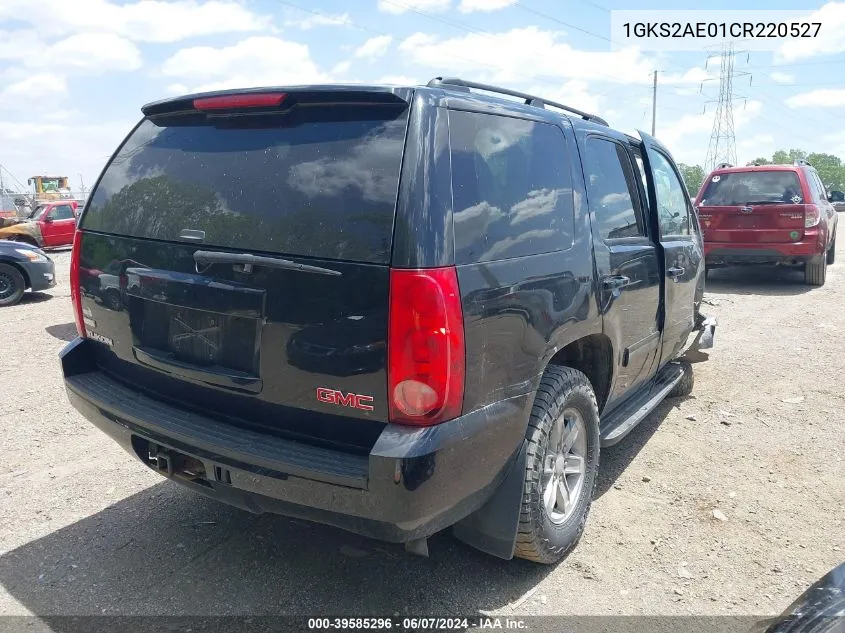 1GKS2AE01CR220527 2012 GMC Yukon Sle