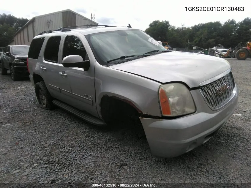 2012 GMC Yukon Slt VIN: 1GKS2CE01CR130483 Lot: 40132510