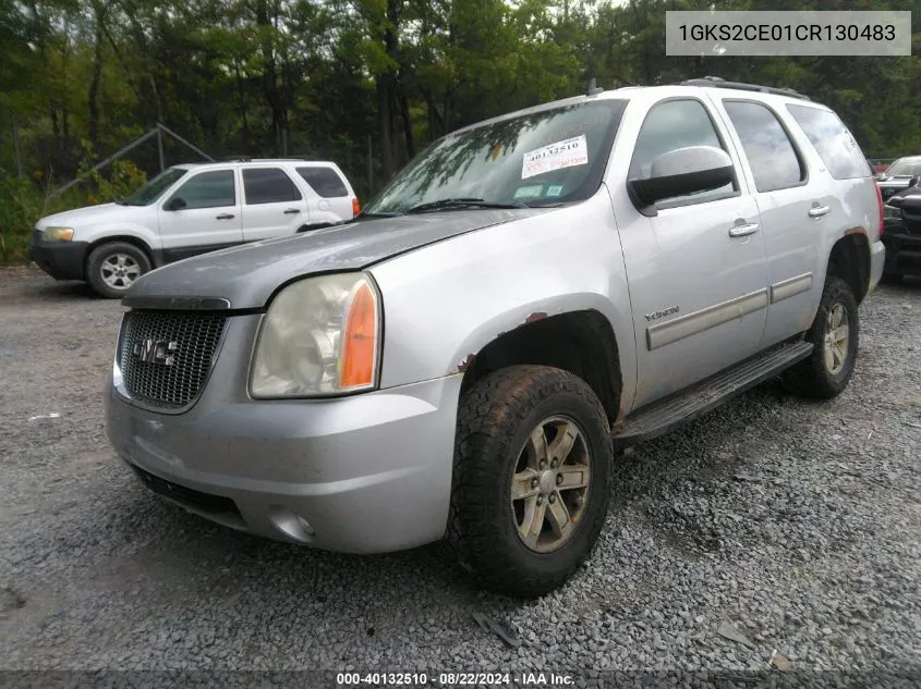 2012 GMC Yukon Slt VIN: 1GKS2CE01CR130483 Lot: 40132510