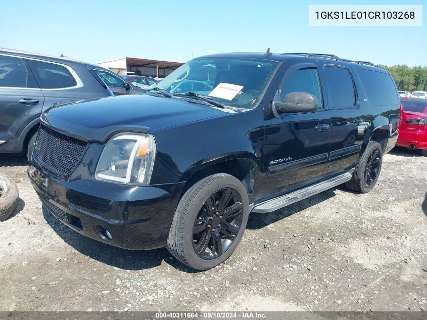 2012 GMC Yukon Xl 1500 Slt VIN: 1GKS1LE01CR103268 Lot: 40311664