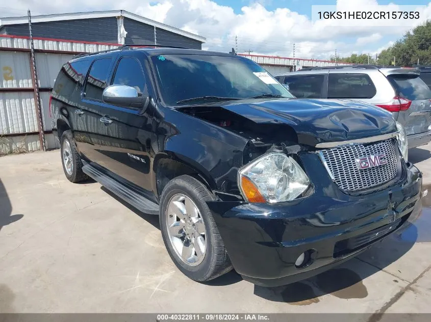 2012 GMC Yukon Xl 1500 Sle VIN: 1GKS1HE02CR157353 Lot: 40322811