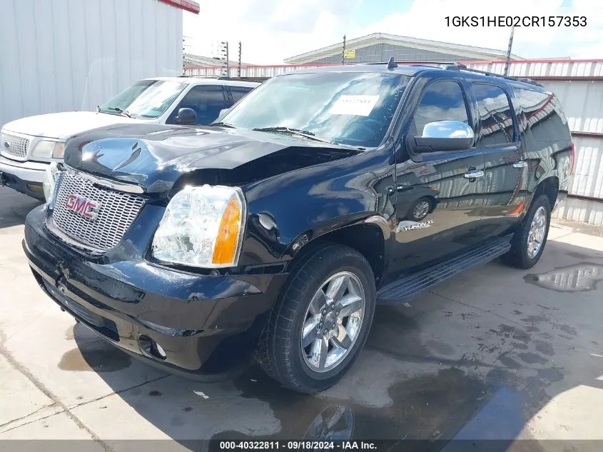 2012 GMC Yukon Xl 1500 Sle VIN: 1GKS1HE02CR157353 Lot: 40322811