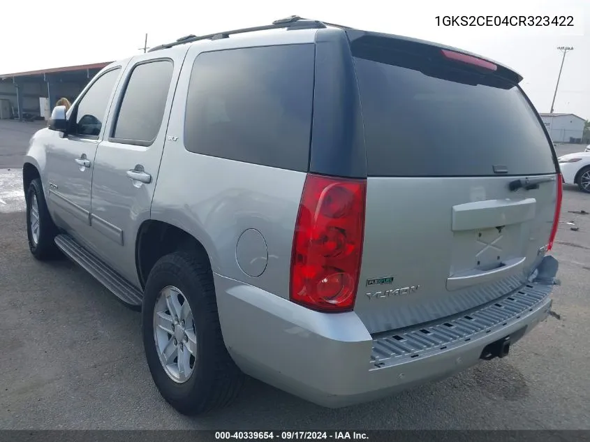 2012 GMC Yukon Slt VIN: 1GKS2CE04CR323422 Lot: 40339654