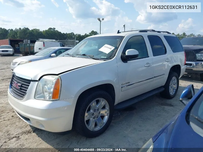 2012 GMC Yukon Slt VIN: 1GKS2CE0XCR112631 Lot: 40404488