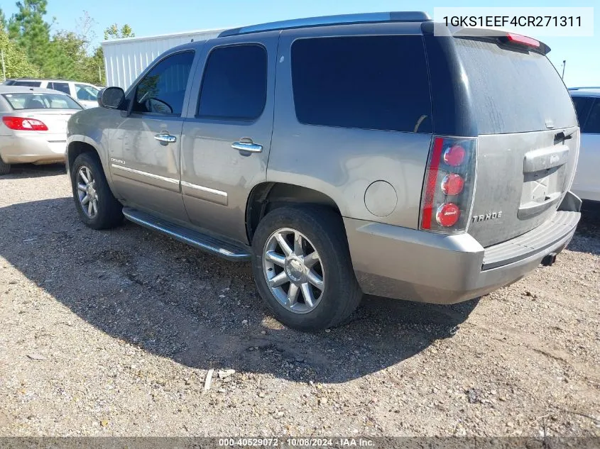 1GKS1EEF4CR271311 2012 GMC Yukon Denali