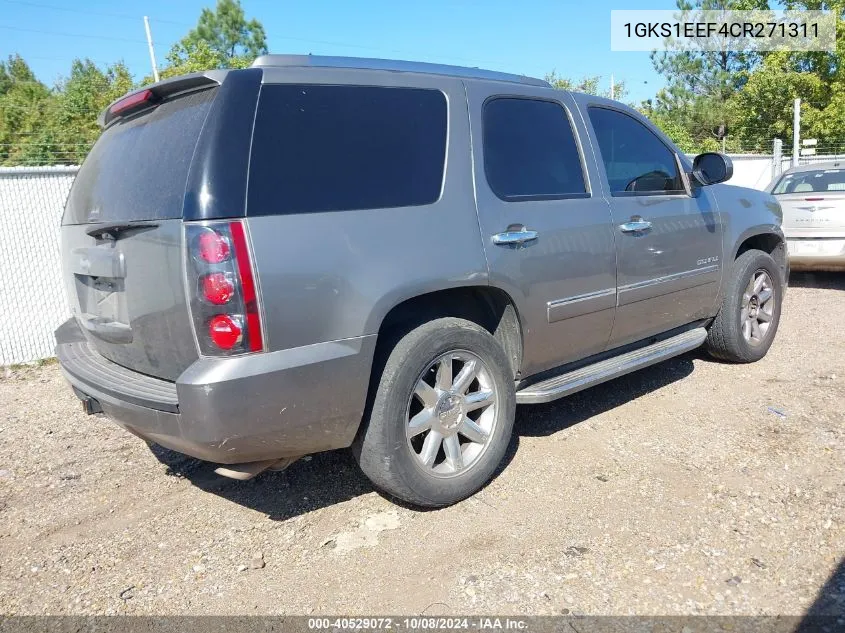 2012 GMC Yukon Denali VIN: 1GKS1EEF4CR271311 Lot: 40529072