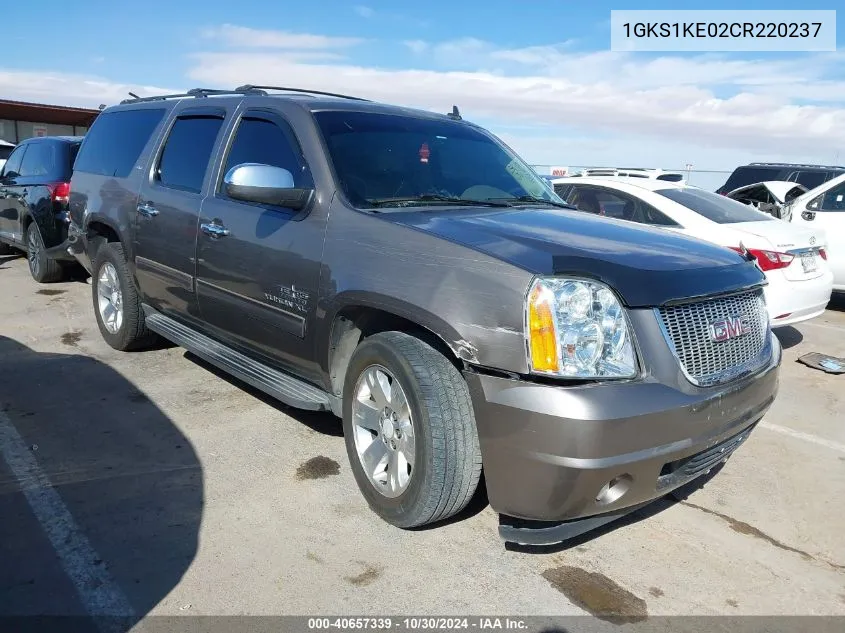 2012 GMC Yukon Xl Slt VIN: 1GKS1KE02CR220237 Lot: 40657339