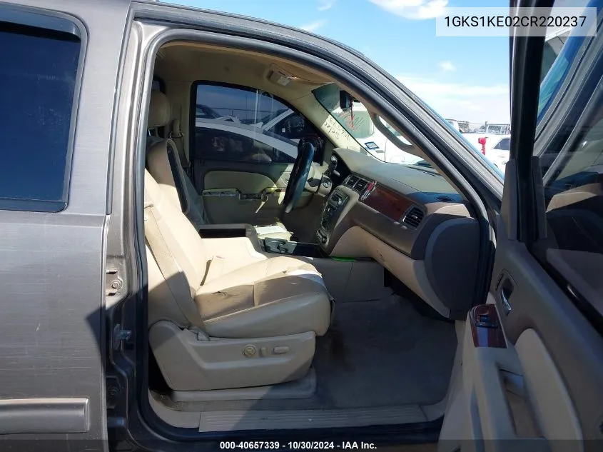 1GKS1KE02CR220237 2012 GMC Yukon Xl Slt