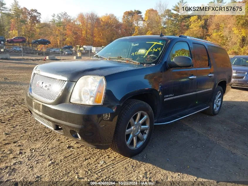 2012 GMC Yukon Xl 1500 Denali VIN: 1GKS2MEFXCR157675 Lot: 40680264