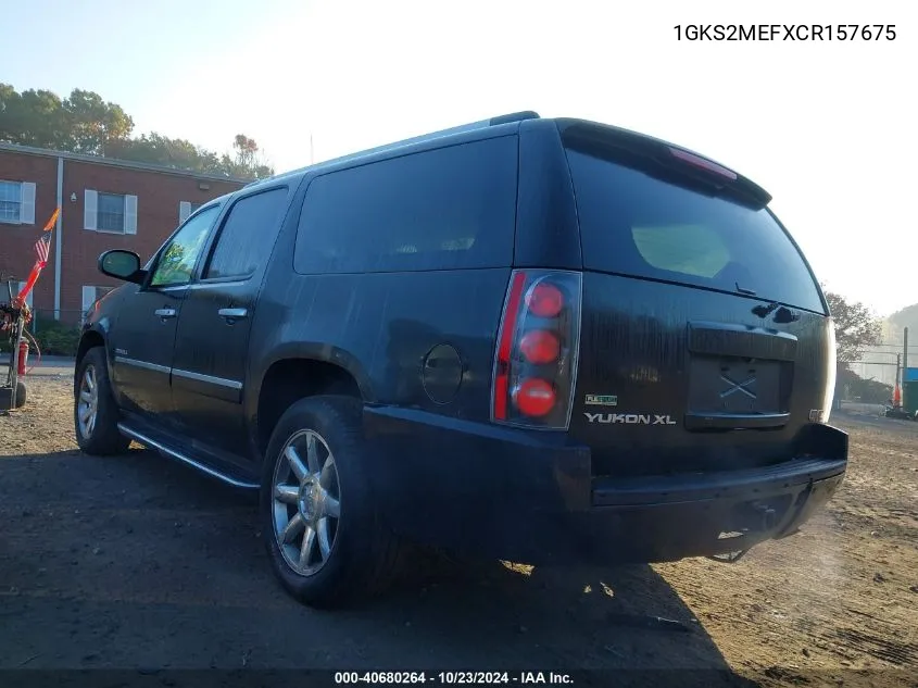 1GKS2MEFXCR157675 2012 GMC Yukon Xl 1500 Denali