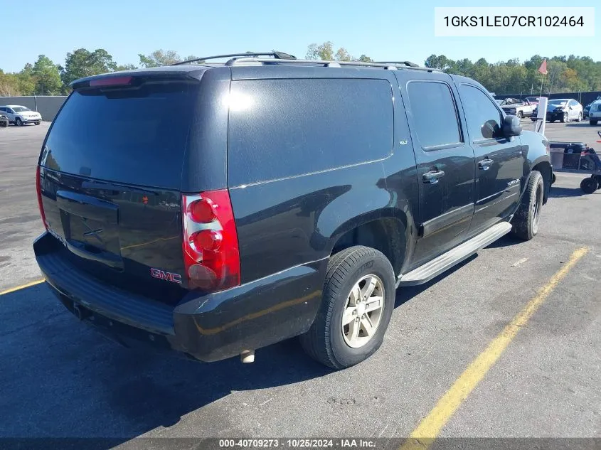 1GKS1LE07CR102464 2012 GMC Yukon Xl 1500 Slt