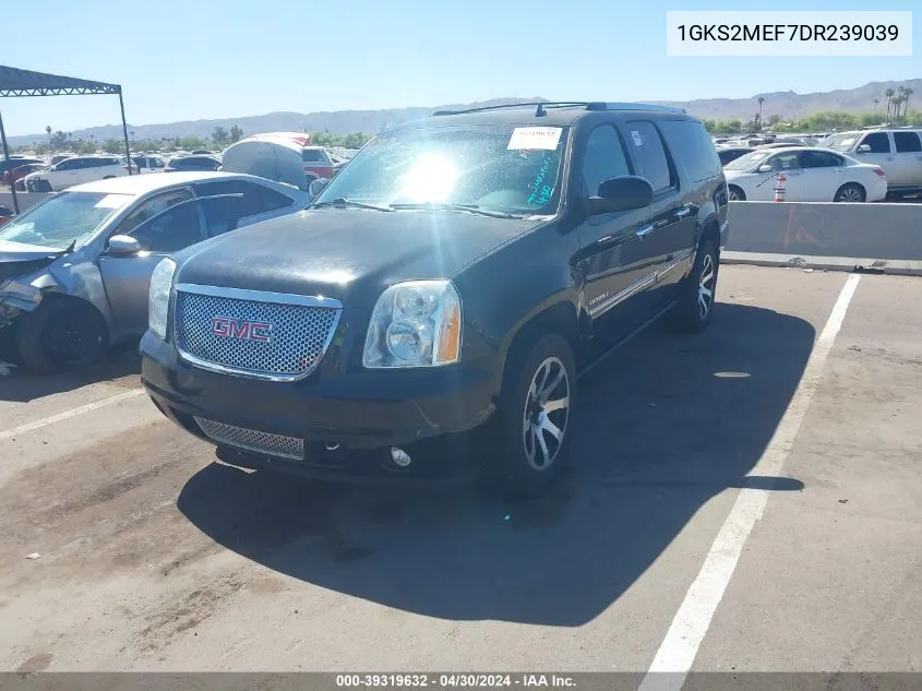 1GKS2MEF7DR239039 2013 GMC Yukon Xl 1500 Denali