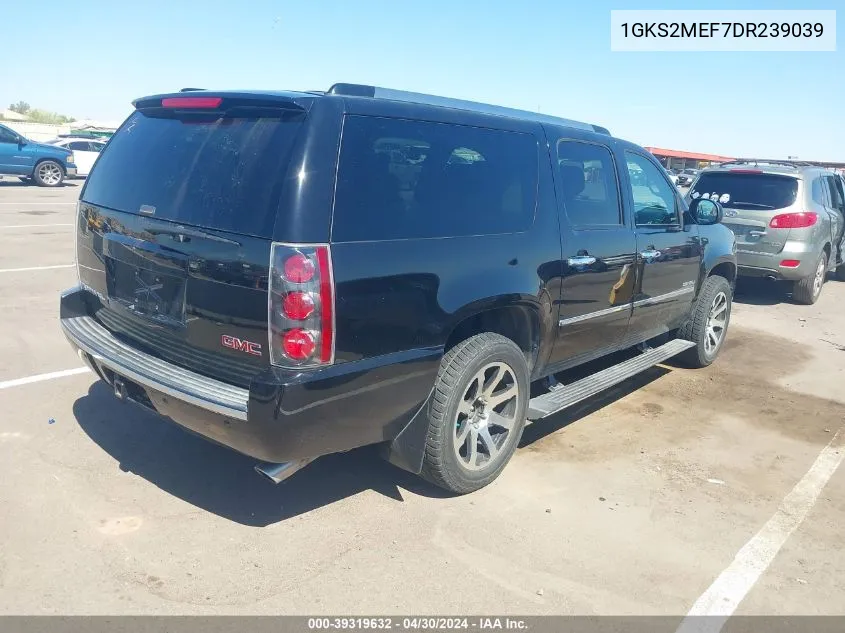 2013 GMC Yukon Xl 1500 Denali VIN: 1GKS2MEF7DR239039 Lot: 39319632