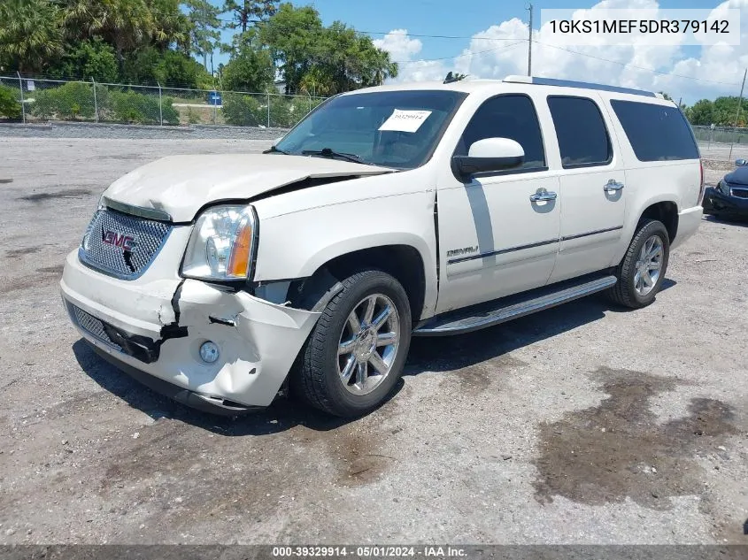 2013 GMC Yukon Xl 1500 Denali VIN: 1GKS1MEF5DR379142 Lot: 39329914