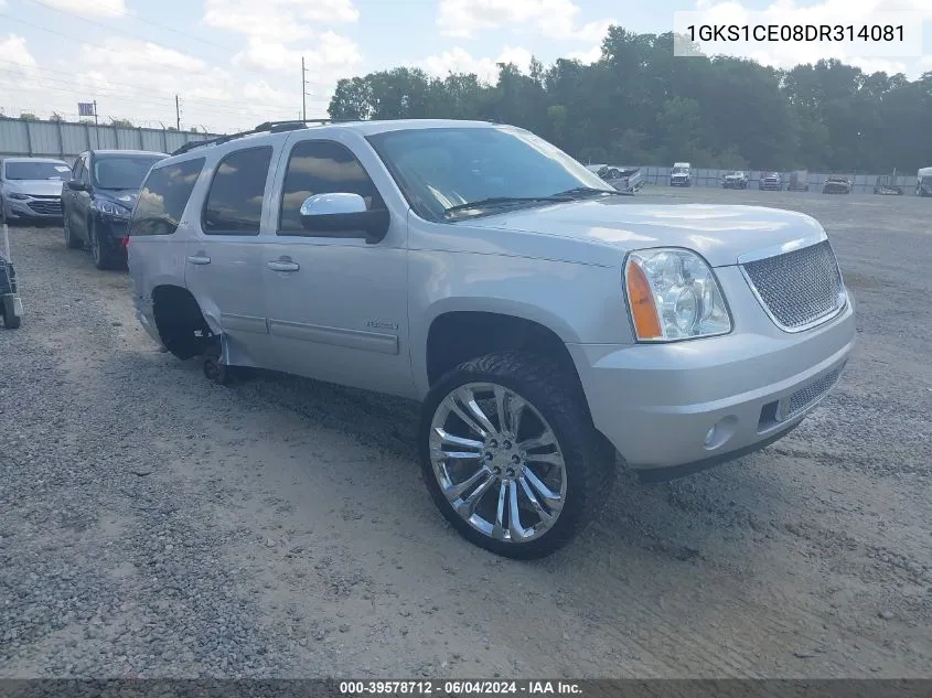 2013 GMC Yukon Slt VIN: 1GKS1CE08DR314081 Lot: 39578712