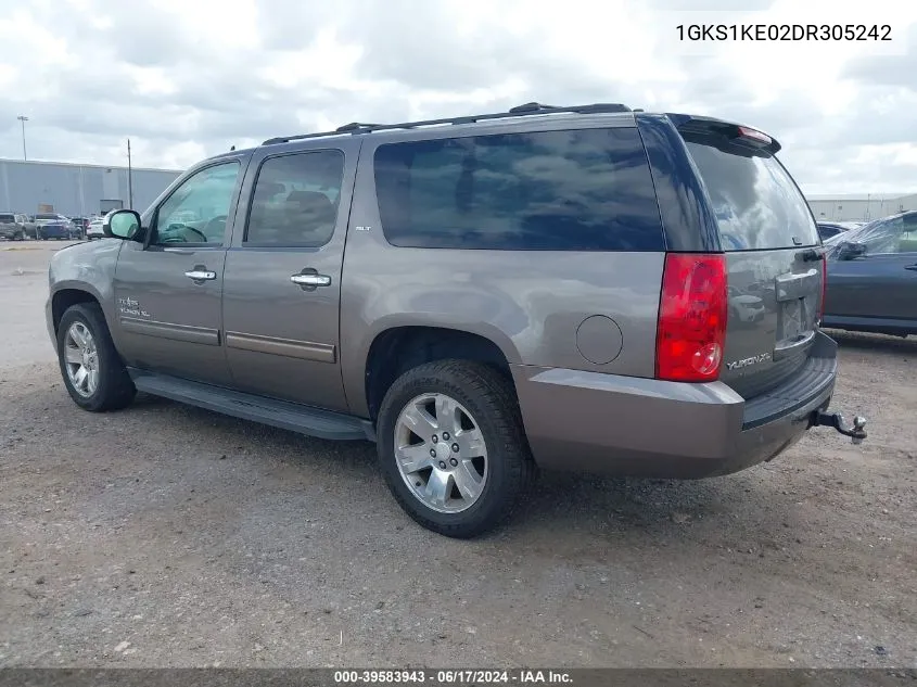 2013 GMC Yukon Xl 1500 Slt VIN: 1GKS1KE02DR305242 Lot: 39583943