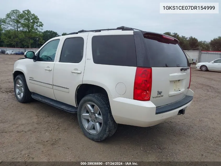 2013 GMC Yukon Slt VIN: 1GKS1CE07DR154999 Lot: 39936690