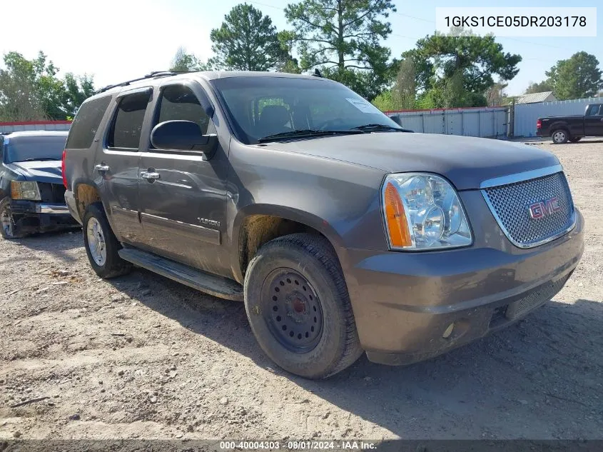 2013 GMC Yukon Slt VIN: 1GKS1CE05DR203178 Lot: 40004303