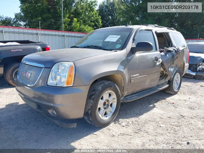 2013 GMC Yukon Slt VIN: 1GKS1CE05DR203178 Lot: 40004303