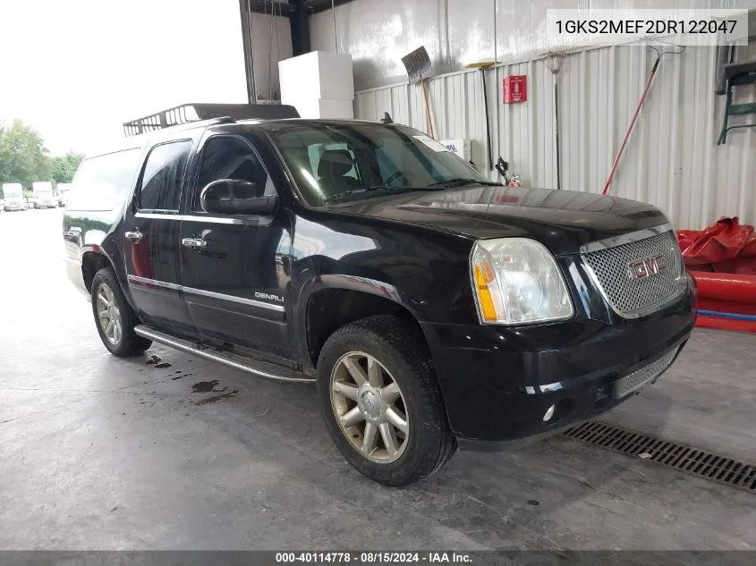 2013 GMC Yukon Xl 1500 Denali VIN: 1GKS2MEF2DR122047 Lot: 40114778