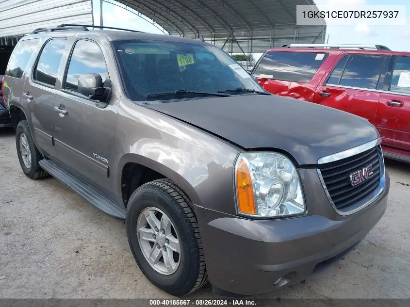 2013 GMC Yukon Slt VIN: 1GKS1CE07DR257937 Lot: 40185567