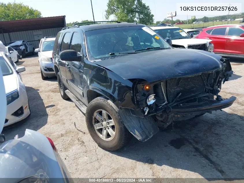 2013 GMC Yukon Slt VIN: 1GKS1CE01DR257626 Lot: 40188813