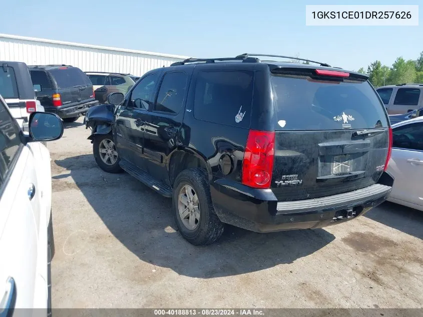 2013 GMC Yukon Slt VIN: 1GKS1CE01DR257626 Lot: 40188813