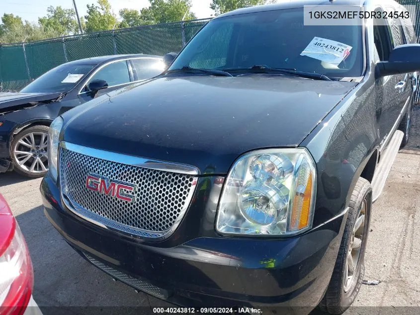 1GKS2MEF5DR324543 2013 GMC Yukon Xl Denali