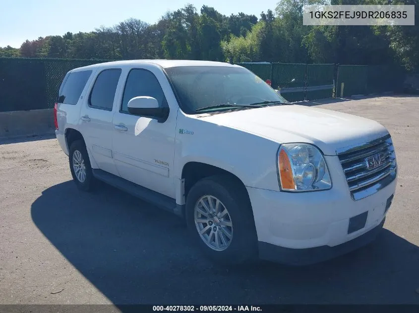 1GKS2FEJ9DR206835 2013 GMC Yukon Hybrid