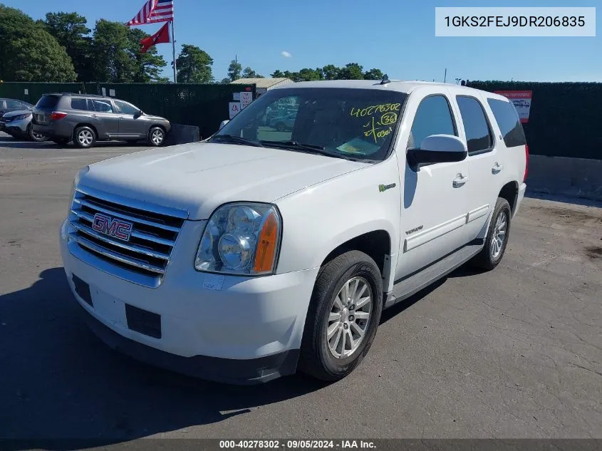 1GKS2FEJ9DR206835 2013 GMC Yukon Hybrid