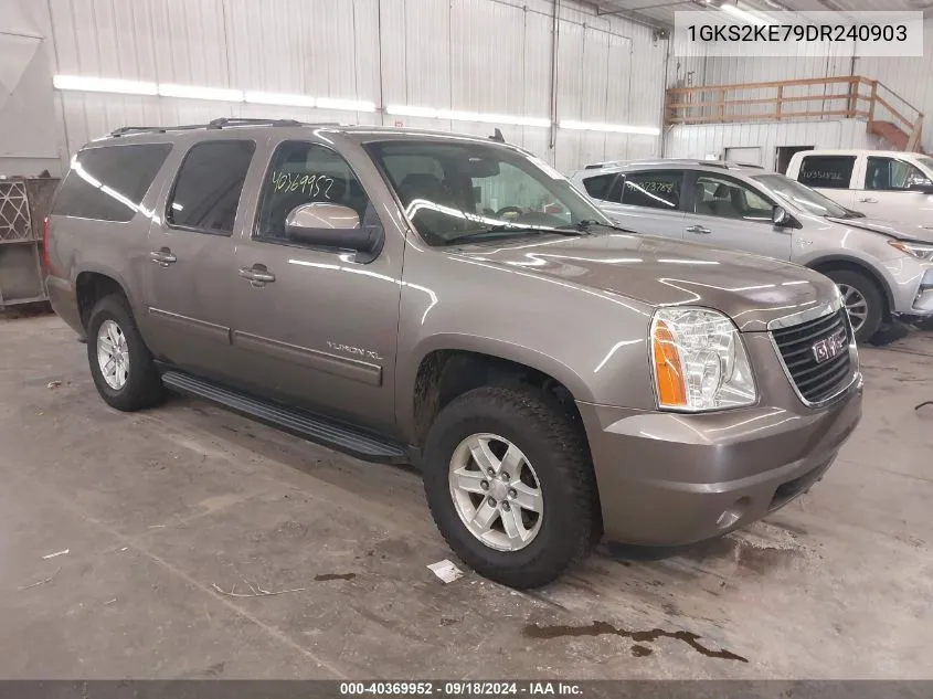 2013 GMC Yukon Xl 1500 K1500 Slt VIN: 1GKS2KE79DR240903 Lot: 40369952