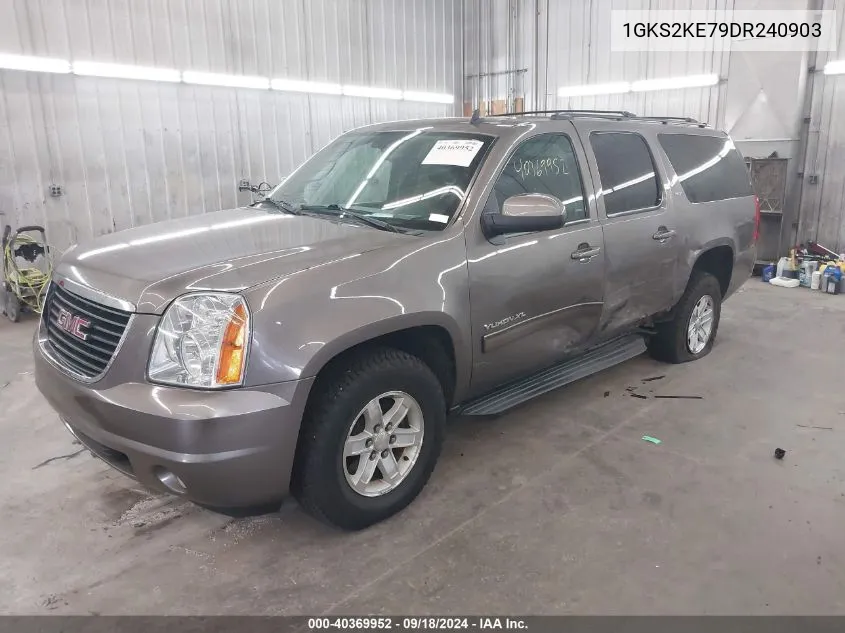 2013 GMC Yukon Xl 1500 K1500 Slt VIN: 1GKS2KE79DR240903 Lot: 40369952