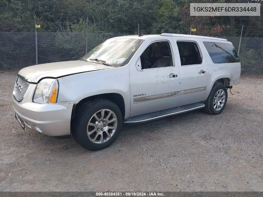 2013 GMC Yukon Xl 1500 Denali VIN: 1GKS2MEF6DR334448 Lot: 40384351