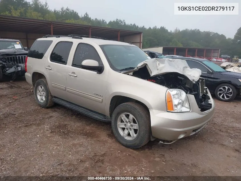 2013 GMC Yukon Slt VIN: 1GKS1CE02DR279117 Lot: 40466735