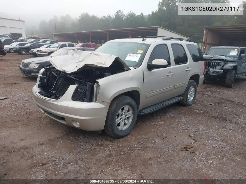 2013 GMC Yukon Slt VIN: 1GKS1CE02DR279117 Lot: 40466735